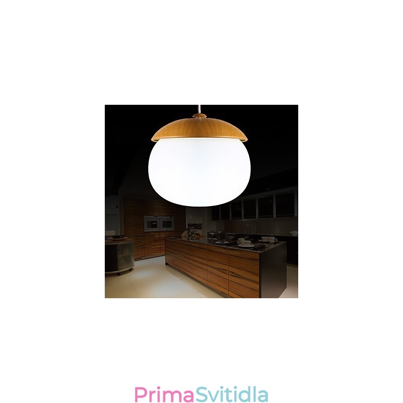 Moderní současný mini styl dřevěný bambusový lustr