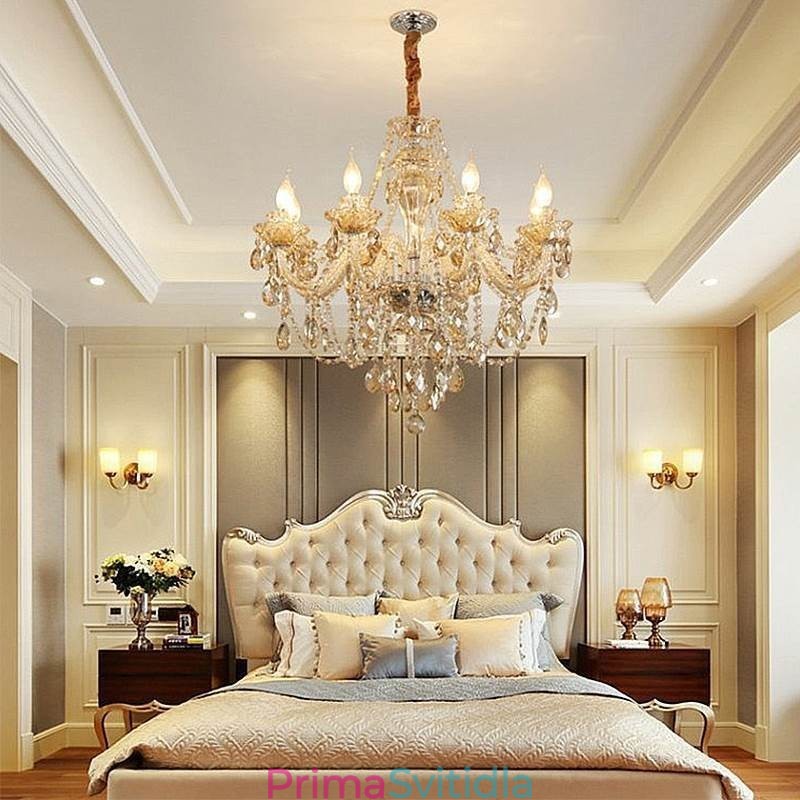 Křišťálový lustr Cognac stropní svítidlo luxusní evropské