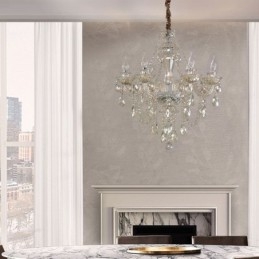 Křišťálový lustr Cognac stropní svítidlo luxusní evropské