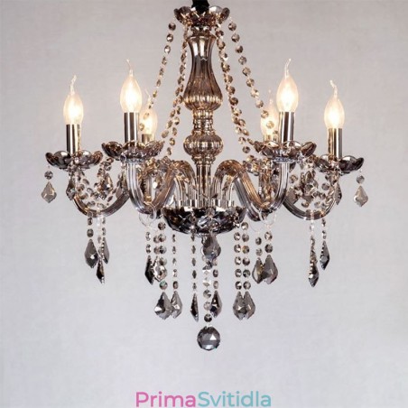 Elegantní křišťálový lustr v evropském stylu skleněné závěsné svítidlo Elegantní křišťálový lustr v evropském stylu skleněné závěsné svítidlo
