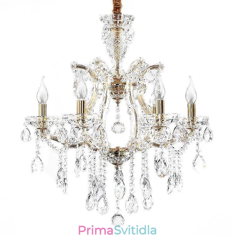 Elegantní křišťálový lustr evropské závěsné svítidlo