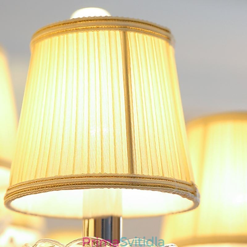 Moderní křišťálový lustr Evropské transparentní závěsné světlo