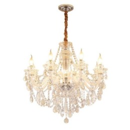 Luxusní křišťálový lustr Evropské elegantní závěsné svítidlo