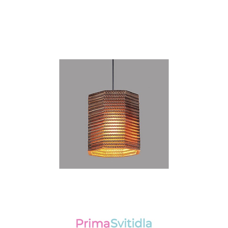 Závěsná lampa 1 Lehký moderní látkový materiál