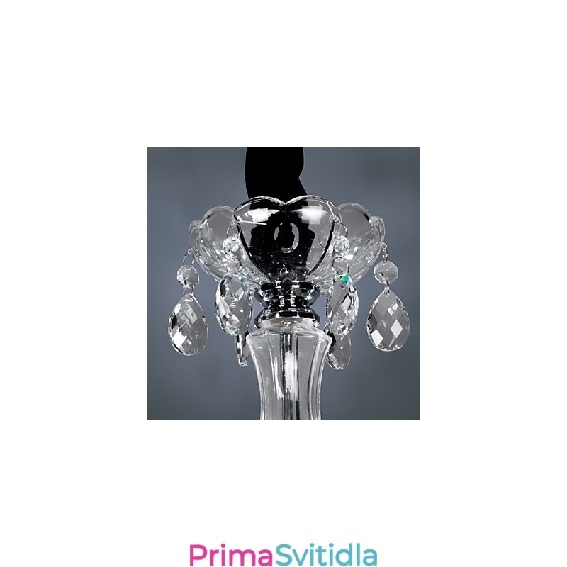Elegantní krystalový lustr se 6 světly