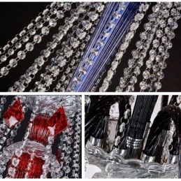 Evropský křišťálový lustr Elegantní závěsné svítidlo
