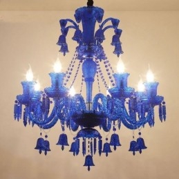 Křišťálové stropní svítidlo European Lustr Ring Bells Pendant Light