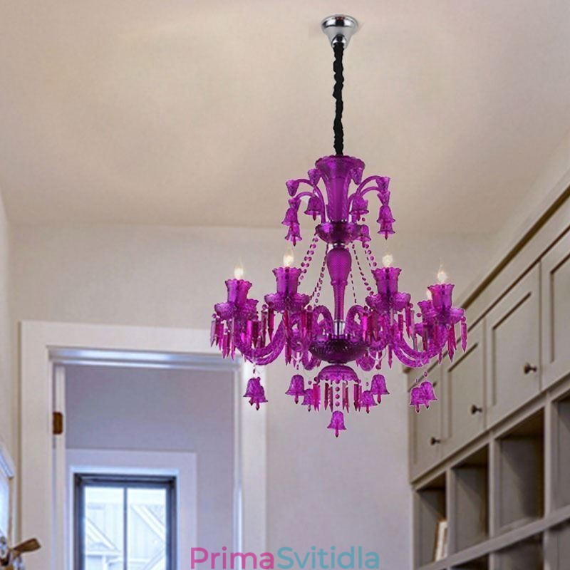 Křišťálové stropní svítidlo European Lustr Ring Bells Pendant Light