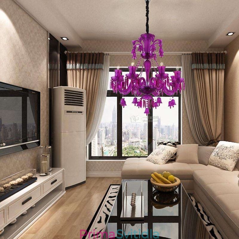 Křišťálové stropní svítidlo European Lustr Ring Bells Pendant Light