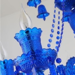 Křišťálové stropní svítidlo European Lustr Ring Bells Pendant Light
