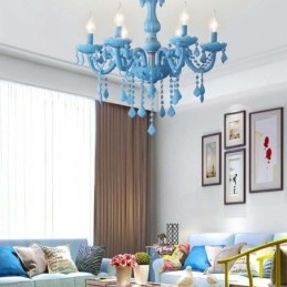Elegantní křišťálový lustr Evropské velké závěsné svítidlo