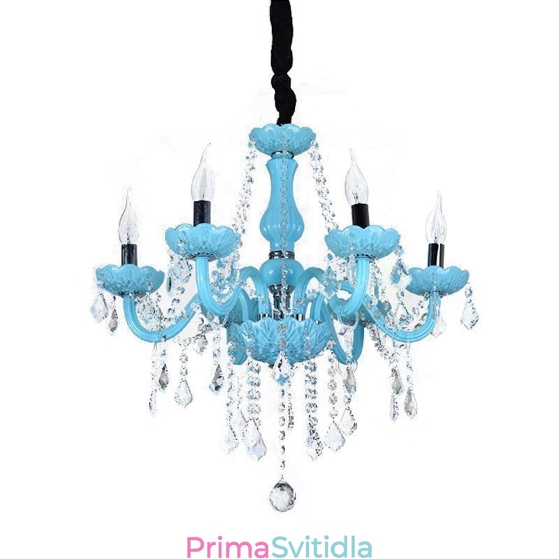 Kreativní křišťálový lustr Evropské elegantní závěsné svítidlo