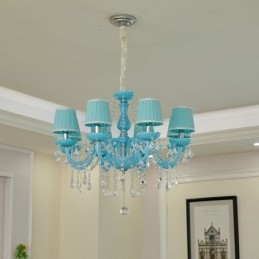 Kreativní křišťálový lustr Evropské elegantní závěsné svítidlo