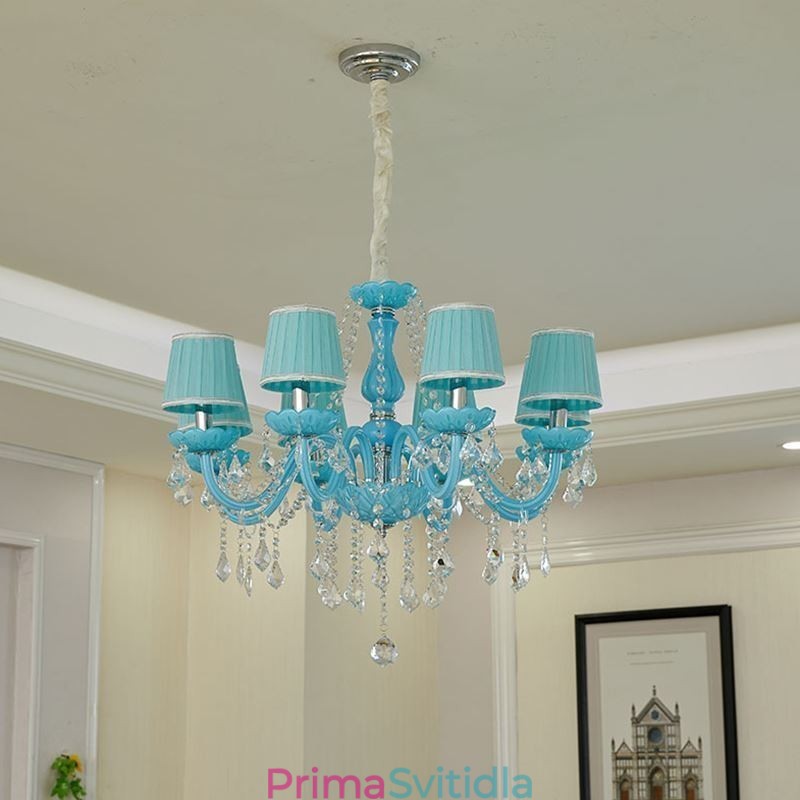 Kreativní křišťálový lustr Evropské elegantní závěsné svítidlo