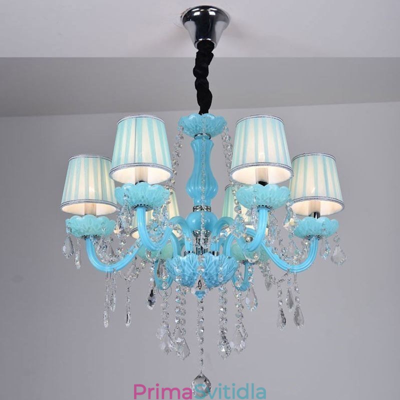 Kreativní křišťálový lustr Evropské elegantní závěsné svítidlo