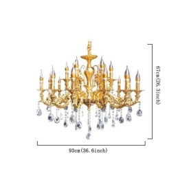 Křišťálový lustr Moderní luxusní stropní svítidla Home Lighting Decoration Light