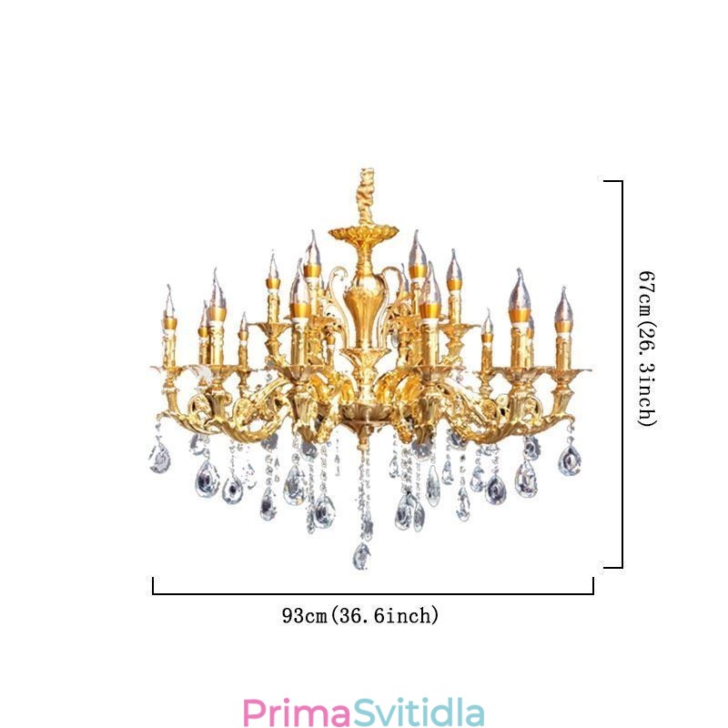 Křišťálový lustr Moderní luxusní stropní svítidla Home Lighting Decoration Light