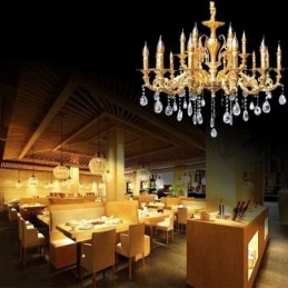 Křišťálový lustr Moderní luxusní stropní svítidla Home Lighting Decoration Light