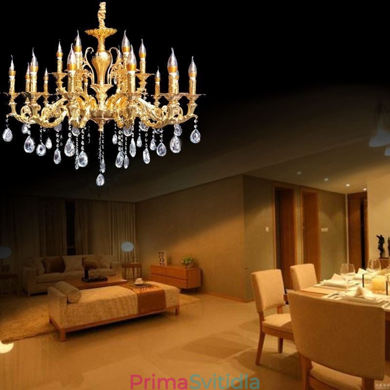 Křišťálový lustr Moderní luxusní stropní svítidla Home Lighting Decoration Light