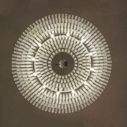 Moderní křišťálový lustr evropské luxusní dekorativní stropní svítidlo s 12 světly