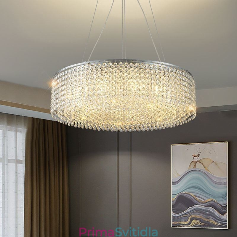 Moderní křišťálový lustr evropské luxusní dekorativní stropní svítidlo s 12 světly