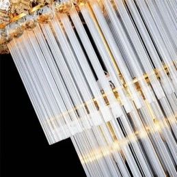 Luxusní dlouhý přívěsek Retro Crystal Empire Lustr