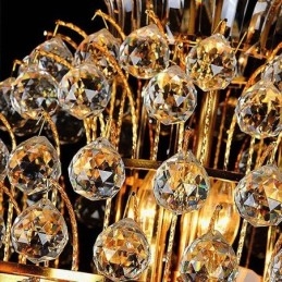 Luxusní dlouhý přívěsek Retro Crystal Empire Lustr