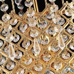 Luxusní křišťálový lustr Moderní elegantní závěsné svítidlo