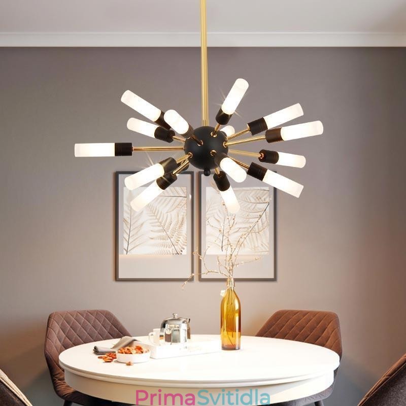 Severské závěsné svítidlo kreativní kulatá lustrová lampa