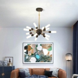 Severské závěsné svítidlo kreativní kulatá lustrová lampa