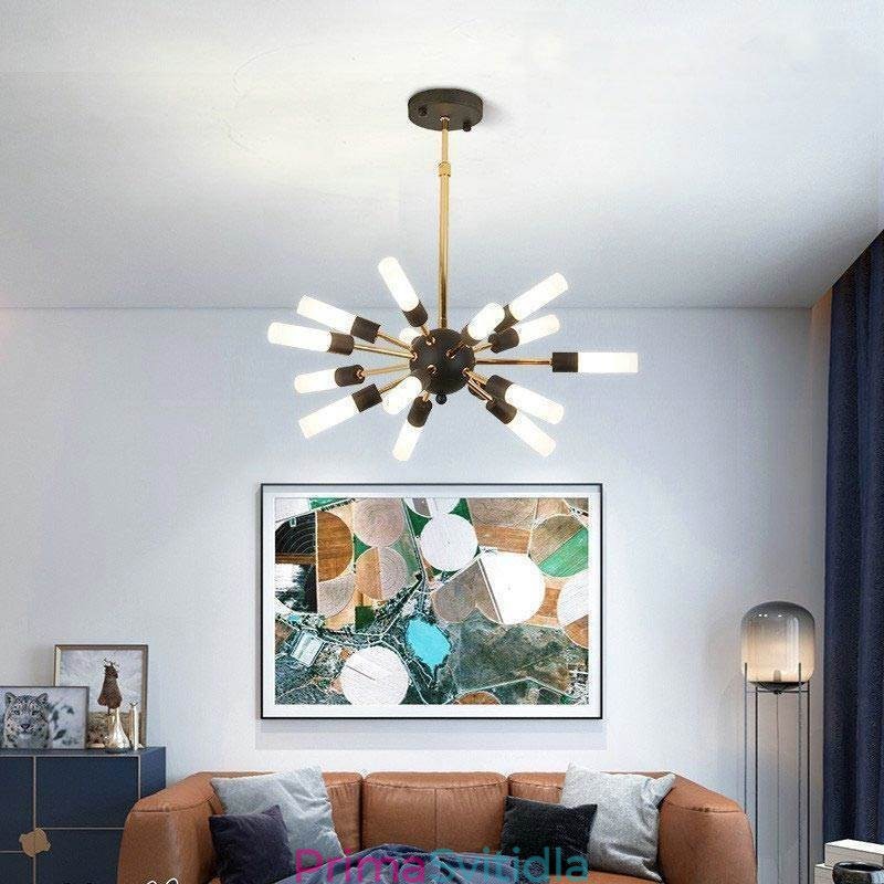 Severské závěsné svítidlo kreativní kulatá lustrová lampa