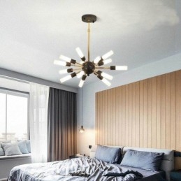 Severské závěsné svítidlo kreativní kulatá lustrová lampa