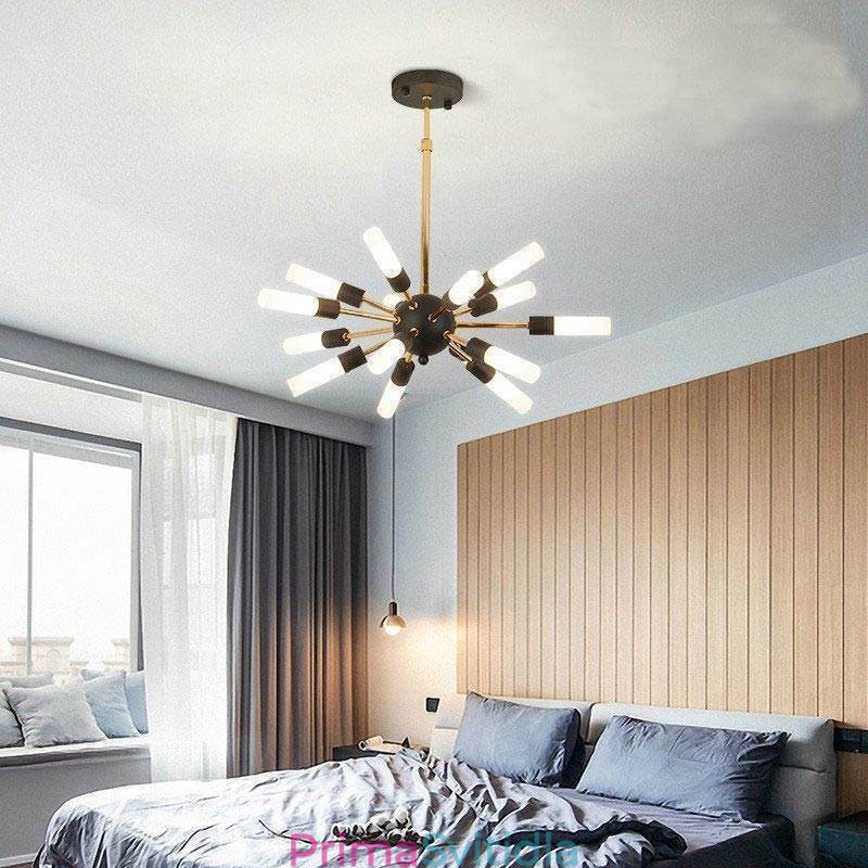 Severské závěsné svítidlo kreativní kulatá lustrová lampa