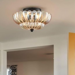 Moderní jednoduché zapuštěné stropní svítidlo Lotus Base