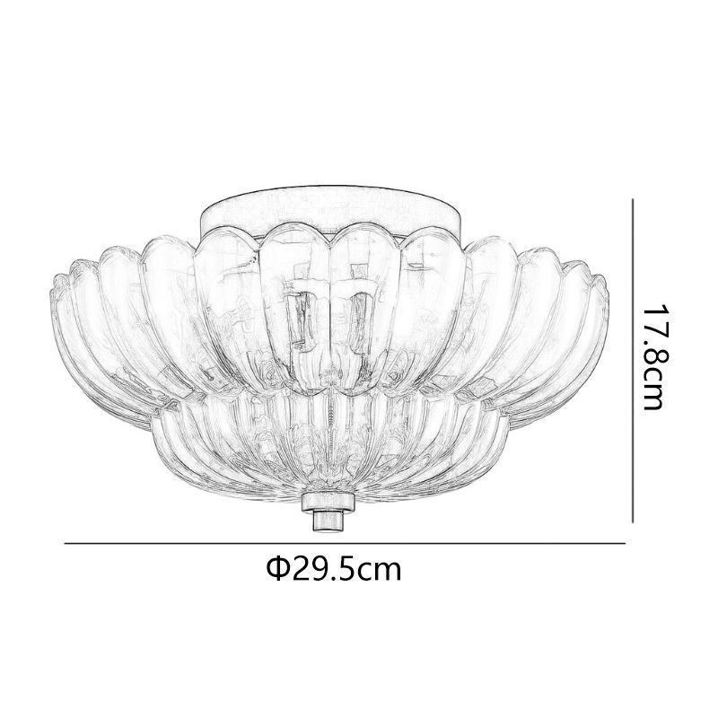Moderní jednoduché zapuštěné stropní svítidlo Lotus Base