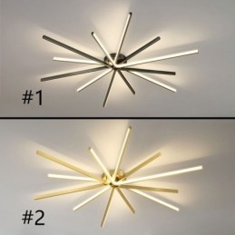 Zapuštěné moderní minimalistické stropní svítidlo pro ohňostroje