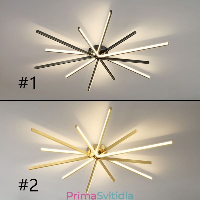 Zapuštěné moderní minimalistické stropní svítidlo pro ohňostroje