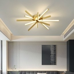 Zapuštěné moderní minimalistické stropní svítidlo pro ohňostroje