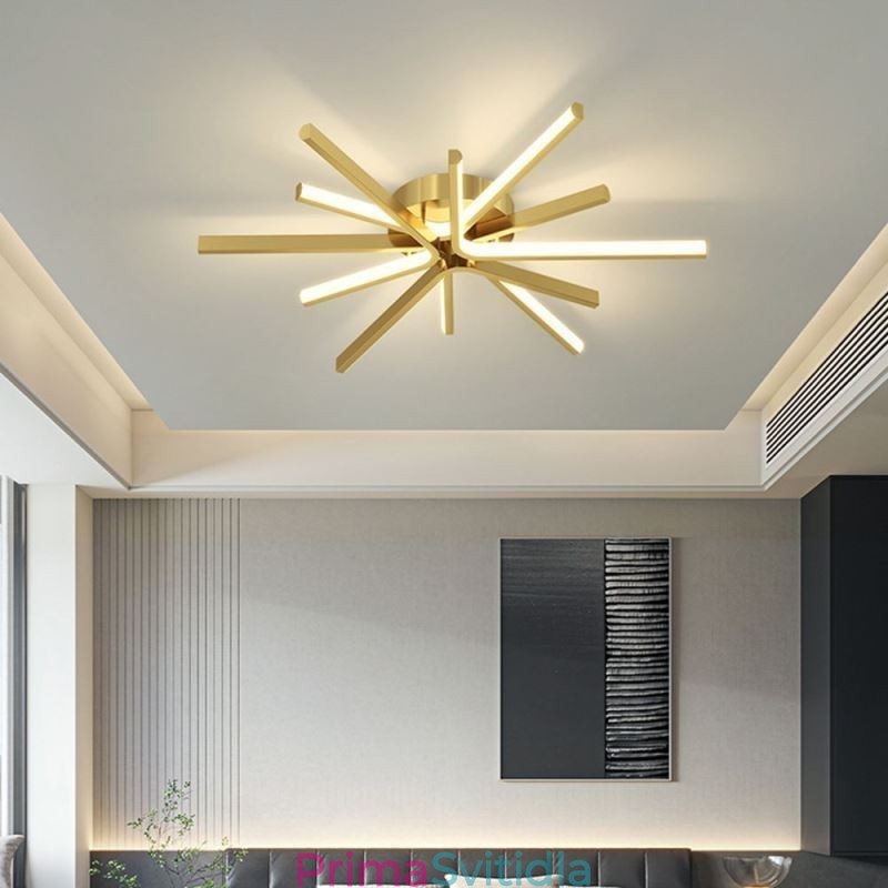 Zapuštěné moderní minimalistické stropní svítidlo pro ohňostroje