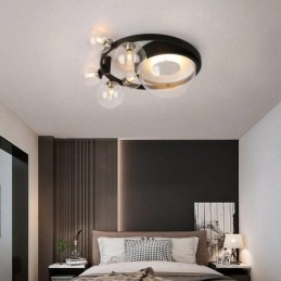 Zapuštěné moderní minimalistické dekorativní skleněné stropní svítidlo