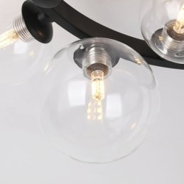 Zapuštěné moderní minimalistické dekorativní skleněné stropní svítidlo