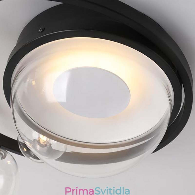 Zapuštěné moderní minimalistické dekorativní skleněné stropní svítidlo