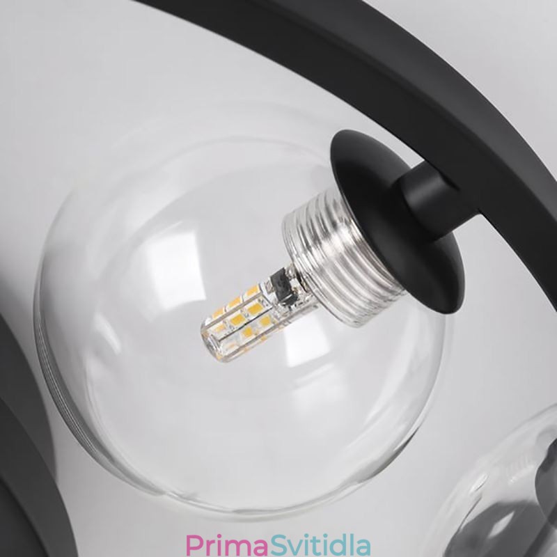 Zapuštěné moderní minimalistické dekorativní skleněné stropní svítidlo