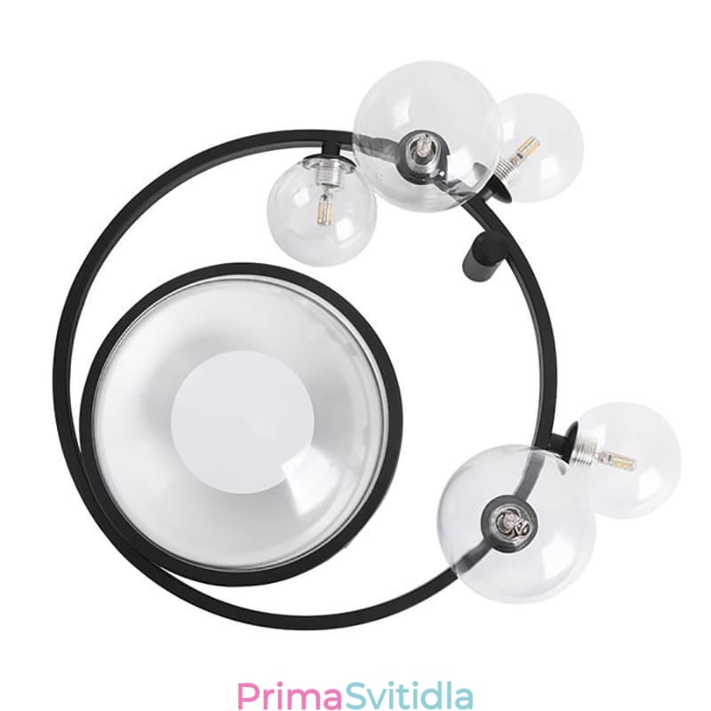 Zapuštěné moderní minimalistické dekorativní skleněné stropní svítidlo