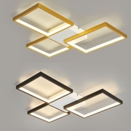 Vestavné stropní svítidlo Minimalist 3 čtvercové plynule stmívatelné s dálkovým ovládáním 60W