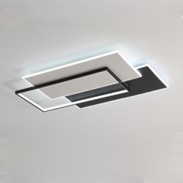 Minimalistické čtvercové akrylové stropní svítidlo pro zapuštěnou montáž
