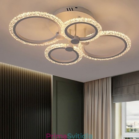 Zapuštěné moderní minimalistické kruhové akrylové květinové stropní svítidlo Zapuštěné moderní minimalistické kruhové akrylové květinové stropní svítidlo
