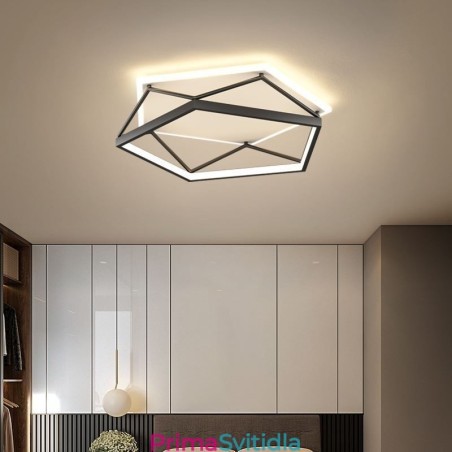 Zapuštěné duté trojrozměrné stropní svítidlo 55 cm Zapuštěné duté trojrozměrné stropní svítidlo 55 cm