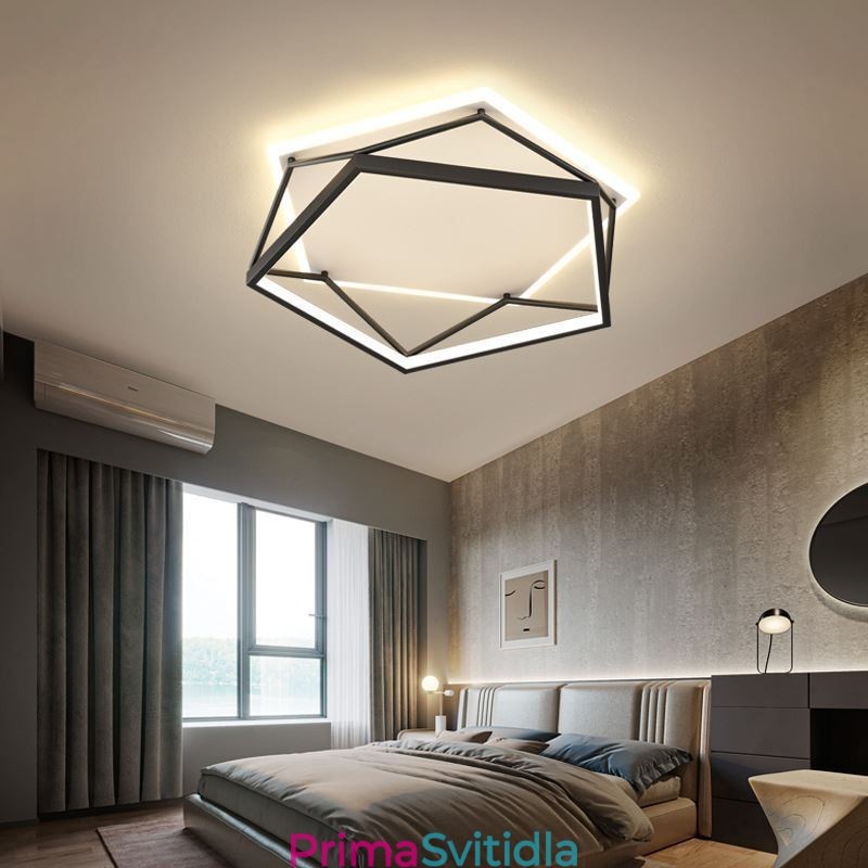 Zapuštěné duté trojrozměrné stropní svítidlo 55 cm
