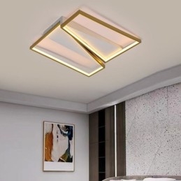 Minimalistické mozaikové lichoběžníkové stropní svítidlo pro zapuštěnou montáž